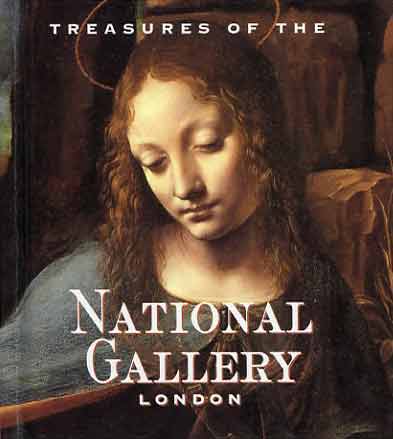 
Leonardo da Vinci, The Virgin of the Rocks, detail - Treasures of the National Gallery London Tiny Folio book cover
